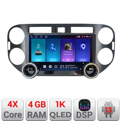 Navigáció VW TIGUAN és Golf Plus 2001-2011 Edotec 4+64 10.5 hüvelykes Incell 1K android Wifi 5Ghz gps internet