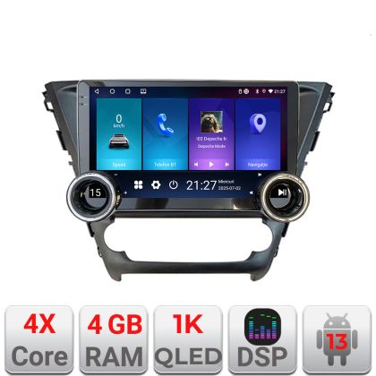 Navigáció Toyota Avensis 2015-2019 Edotec 4+64 10.5 hüvelykes Incell 1K android Wifi 5Ghz gps internet Kit-avensis-15+EDT-E