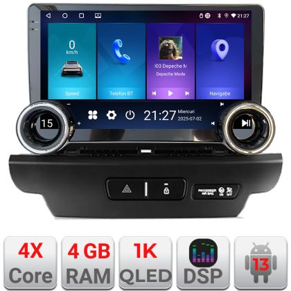 Navigáció Kia Ceed 2018-2020 Edotec 4+64 10.5 hüvelykes Incell 1K android Wifi 5Ghz gps internet KIT-ceed18