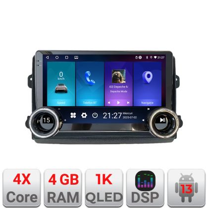 Navigáció Fiat Ducato 2021- Edotec Incell 1K 10,5 hüvelykes 4+64 Carplay android autórádió internet KIT-ducato2024+EDT-E211-RK