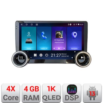 Navigáció Skoda Kodiaq Kit-kodiaq Edotec 4+64 10.5 hüvelykes Incell 1K android Wifi 5Ghz gps internet