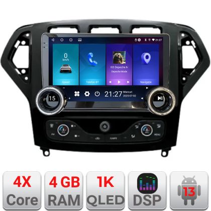 Navigáció Ford Mondeo 2007-2010 Edotec 4+64 10.5 hüvelykes Incell 1K android Wifi 5Ghz gps internet