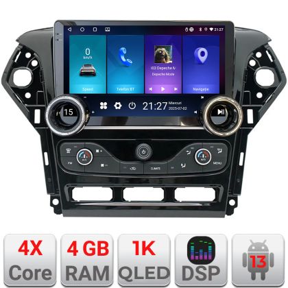 Navigáció Ford Mondeo 2011-2014 Edotec 4+64 10.5 hüvelykes Incell 1K android Wifi 5Ghz gps internet