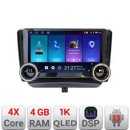 Navigáció Ford Turneo Courier Transit Courier 2014-2021 Edotec Incell 1K 10.5 hüvelykes 4+64 carplay android auto rádió internet kit-turneo+EDT-E211-RK