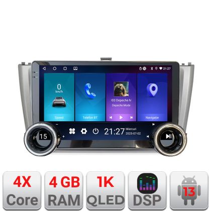 Navigáció Toyota Avensis 2009-2015 Kit-TY12 Edotec 4+64 10.5 hüvelykes Incell 1K android Wifi 5Ghz gps internet Q