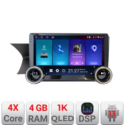 Navigáció Mercedes C W204 NTG4.5 Kit-w204-N45 Edotec 4+64 10.5 hüvelykes Incell 1K android Wifi 5Ghz gps internet