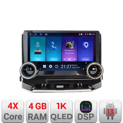 Navigáció Jeep Compass 2021- Edotec Incell 1K 10,5 hüvelykes 4+64 Carplay android auto rádió internet kit-compass2021+EDT-E211-RK+kit-10-9