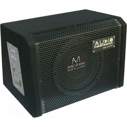 Autóba való aktív 12"-os hangszóróház + H-200 mono erősítő, 300 W / 500 W (RMS/MAX) German Sound audiorendszer