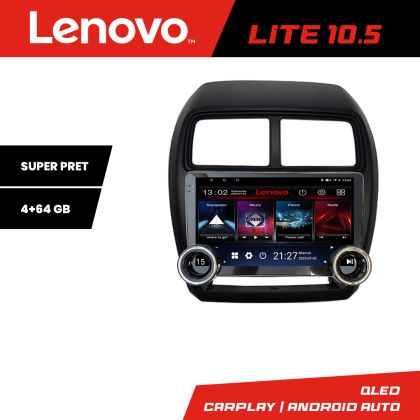 Navigáció Mitsubishi ASX 2017-2021 modell facelift Lenovo 8 magos 4+64 10.5 hüvelykes Incell 1K android Wifi 5Ghz gps internet Kit-026-facelift v1