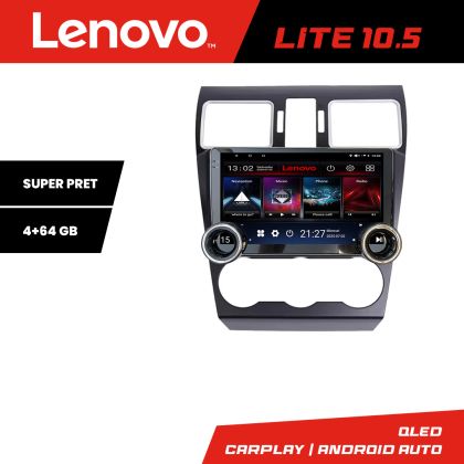 Navigáció Subaru Forester XV Lenovo Incell 1K 10.5 hüvelykes 8 magos 4+64 Carplay android autórádió internet készlet-062-2019+EDT-E211-RK