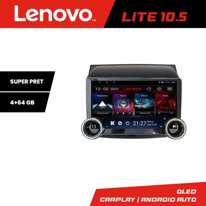 Navigáció Mitsubishi L200 2006-2014 Kit-094 Lenovo 8 magos 4+64 10.5 hüvelykes Incell 1K android Wifi 5Ghz gps internet Q
