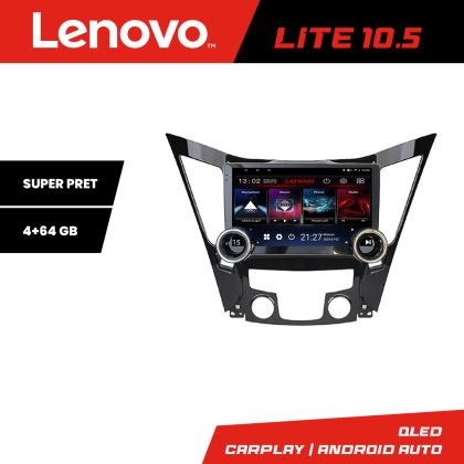 Navigáció Hyundai Sonata 2011-2015 Kit-259 Lenovo 8 magos 4+64 10.5 hüvelykes Incell 1K android Wifi 5Ghz gps internet