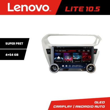 Navigáció Peugeot 301 Citroen Kit-Elisee Kit-301 Lenovo 8 magos 4+64 10.5 hüvelykes Incell 1K android Wifi 5Ghz gps internet S v1