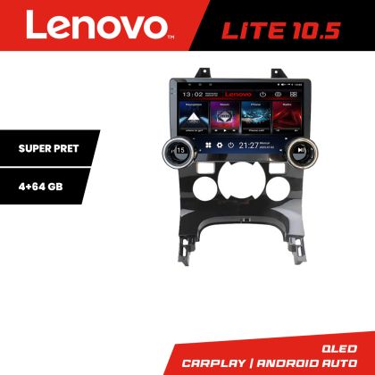 Navigáció Peugeot 3008 Kit-323 Lenovo 8 magos 4+64 10.5 hüvelykes Incell 1K android Wifi 5Ghz gps internet