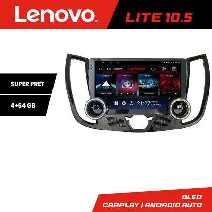 Navigáció Ford Kuga C-MAX Lenovo 8 magos 4+64 10.5 hüvelykes Incell 1K android Wifi 5Ghz gps internet KIT-362-v2