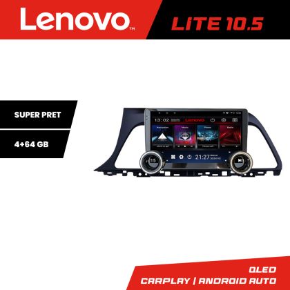 Navigáció Hyundai Sonata Új Kit-417 Lenovo 8 magos 4+64 10.5 hüvelykes Incell 1K android Wifi 5Ghz gps internet Cor