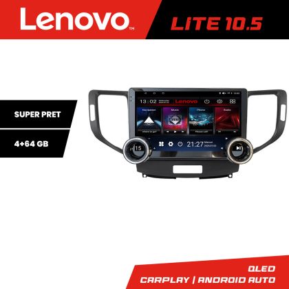 Navigáció Honda Accord 2008-2012 Kit-8951 Lenovo 8 magos 4+64 10.5 hüvelykes Incell 1K android Wifi 5Ghz gps internet a