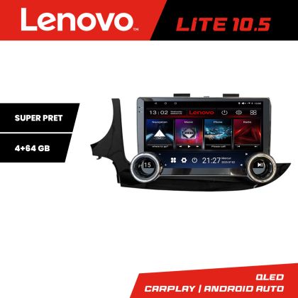 Navigáció Opel Mokka 2016- Kit-MOKKA2 Lenovo 8 magos 4+64 10.5 hüvelykes Incell 1K android Wifi 5Ghz gps internet Co