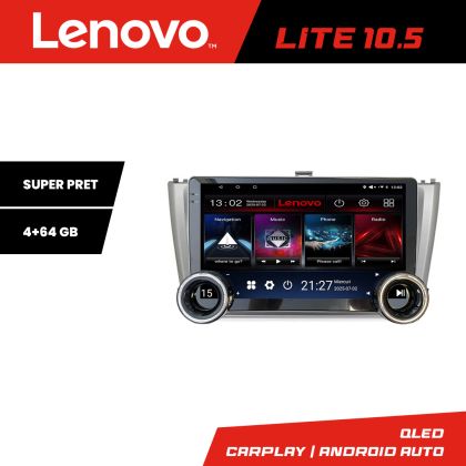 Navigáció Toyota Avensis 2009-2015 Kit-TY12 Lenovo 8 magos 4+64 10.5 hüvelykes Incell 1K android Wifi 5Ghz gps internet Q