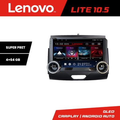 Navigatie Ford Ranger 2015- cu cd Lenovo 8 core 4+64 10.5 inch Incell 1K android Wifi 5Ghz gps internet