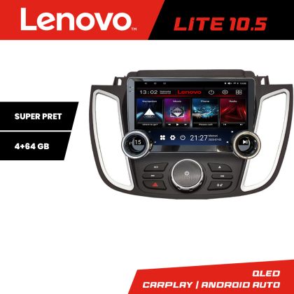 Navigáció Ford Kuga 2015-2020 SYNC2 és SYNC3 Lenovo 8 magos 4+64 10.5 hüvelykes Incell 1K android Wifi 5Ghz gps internet