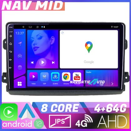 Navigáció Fiat Ducato 2021- Octa Core EDOTEC-LITE Android Kijelző 720P Octa Core 4+64 Carplay Android Auto