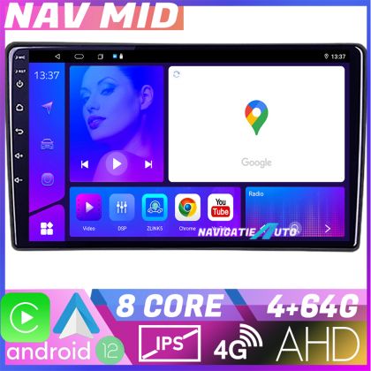 Navigáció Ford Focus C-max S-max Galaxy Mondeo ovális egységek Octa Core EDOTEC-LITE Android képernyő 720P Octa Core 4+64 Carplay Android autó