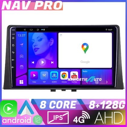 Navigáció Citroen Berlingo 2019-2021 EDOTEC-LITE Android Kijelző 720P Octa Core 8+128 Carplay Android Auto v1