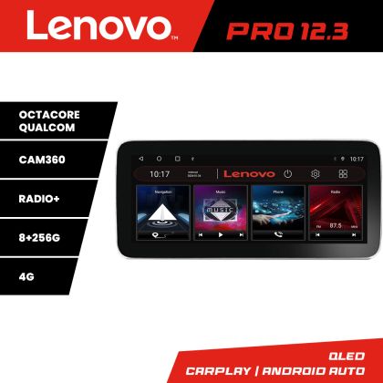 Navigációs csoport VW K-933 Lenovo PRO 8+256 12,3 hüvelykes qled android 4G DSP gps internet 8Core