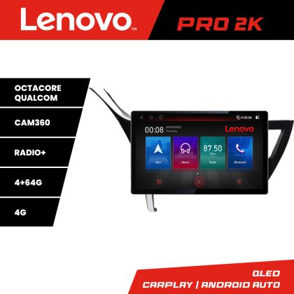 Navigáció Toyota Corolla 2017- K-corolla17 Lenovo PRO 4+64 13 hüvelykes 2K android 4G DSP gps internet