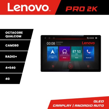 Navigáció Kia Stonic 2016-2020 Lenovo PRO 4+64 13 hüvelykes 2K android 4G DSP gps internet Kit-Stonic