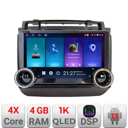 Navigáció VW Touareg 2011-2018 Kit-1142-type-a Edotec 4+64 10.5 hüvelykes Incell 1K android Wifi 5Ghz gps internet