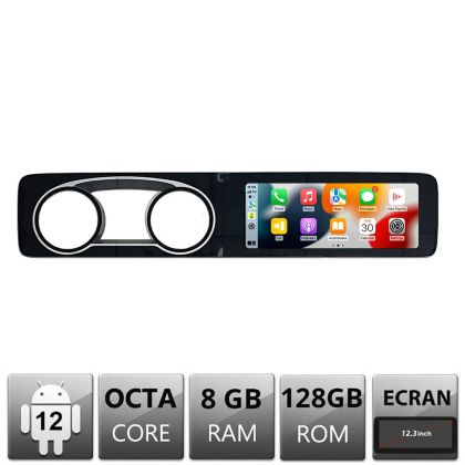 Dedikált navigáció Mercedes E-osztály W213 digitális órák nélkül 8 Core 8+128 12.3 hüvelykes 1920x720 4G DSP GPS Android