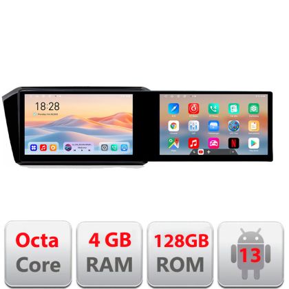 VW PASSAT 2015- Kit-518 Edotec navigáció 2 képernyő 8 magos 4+128 21,6 hüvelykes Incell android Wifi 5Ghz gps internet