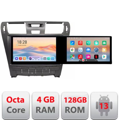 Navigáció Lexus LS 2006-2010 évjárat között Edotec 8 magos 4+128 10.5 hüvelykes Incell 1K android Wifi 5Ghz gps internet