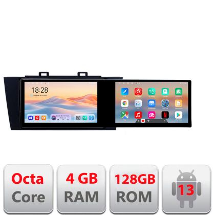 Navigáció Subaru Outback 2014-2019 vagy Subaru XV 2017-2018 Kit-OUTBACK5 Edotec 2 képernyő 8 magos 4+128 21.6 hüvelykes Incell Android Wifi 5Ghz GPS internet