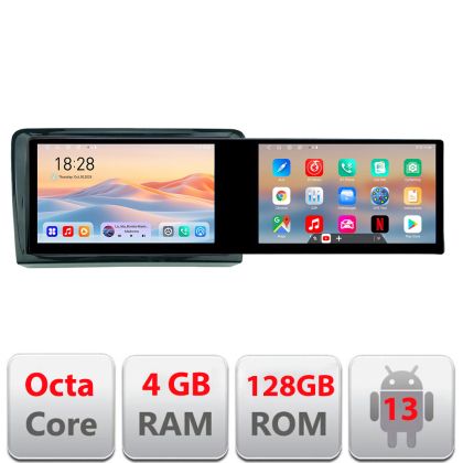 Navigáció Mercedes Viano Vito 2014-2022 Edotec 2 képernyő 8 magos 4+128 21.6 hüvelykes Incell android Wifi 5Ghz gps internet Készlet-viano-old