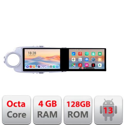 Navigáció Toyota Yaris 2010-2018 Edotec 8 magos 4+128 10.5 hüvelykes Incell 1K android Wifi 5Ghz gps internet