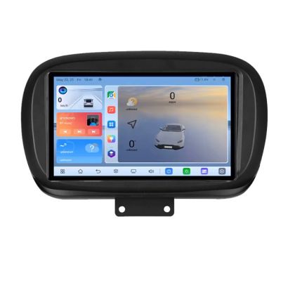 Navigáció Fiat 500 2014- C-539 Android 8 Core 2.2 Ghz 8+128 Qled 1K ADAS 4G LTE GPS 360 KIT-539+EDT-E409V3