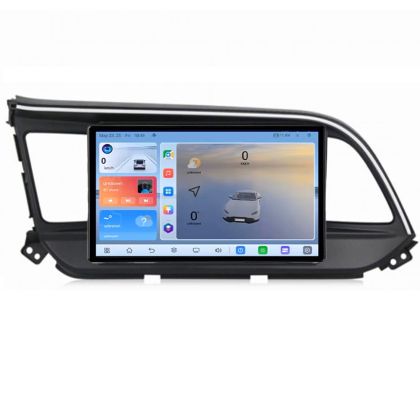 Navigáció Hyundai Elantra 2018- C-1581 Android 8 Core 2.2 Ghz 8+128 Qled 1K ADAS 4G LTE GPS 360 KIT-1581+EDT-E409V3