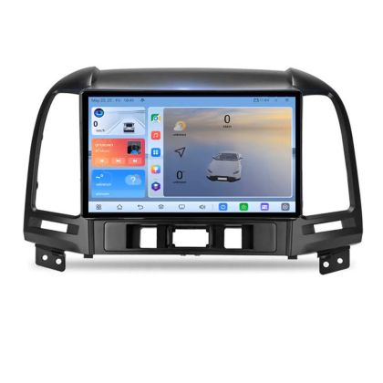 Navigáció Hyundai Santa Fe 2007-2012 C-008 Android 8 Core 2.2 Ghz 8+128 Qled 1K ADAS 4G LTE GPS 360 KIT-008+EDT-E409V3