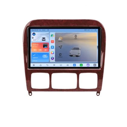 Navigáció Mercedes S osztály 1998-2005 C-220 Android 8 Core 2.2 GHz 8+128 Qled 1K ADAS 4G LTE GPS 360 KIT-220+EDT-E409V3