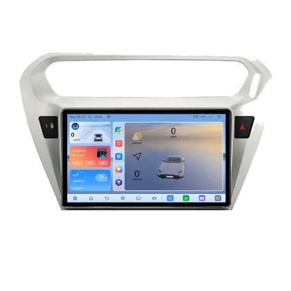 Navigáció Peugeot 301 Citroen C-Elisee C-301 Android 8 Core 2.2 Ghz 8+128 Qled 1K ADAS 4G LTE GPS 360 KIT-301+EDT-E409V3
