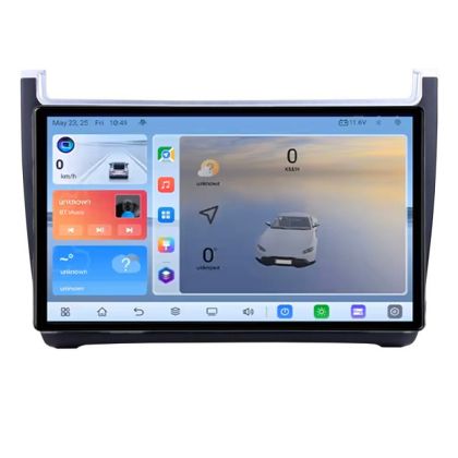 Navigáció VW Polo 2014- C-655 Android 8 Core 2.2 Ghz 8+128 Qled 1K ADAS 4G LTE GPS 360 KIT-655+EDT-E409V3