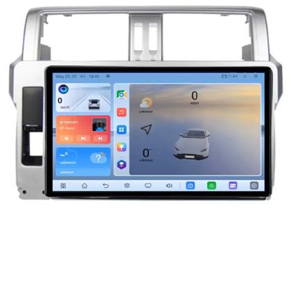 Navigáció Toyota Landcruiser J150 Prado 2014-2017 C-065 Android 8 Core 2.2 Ghz 8+128 Qled 1K ADAS 4G LTE GPS 360 KIT-065+EDT-E410V3