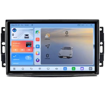 Navigáció CHRYSLER Jeep Kézikönyv C-202 Android 8 Core 2.2 Ghz 8+128 Qled 1K ADAS 4G LTE GPS 360 KIT-202+EDT-E410V3