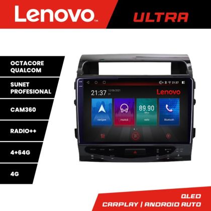Navigáció Toyota Land Cruiser V8 L200 2009-2020 Qled 1K Octa Core 4+64 LTE 4G DSP Wifi 5Ghz HDMI android auto carplay rádió gps internet készlet-381-type-b+ULTRA-10-4+64