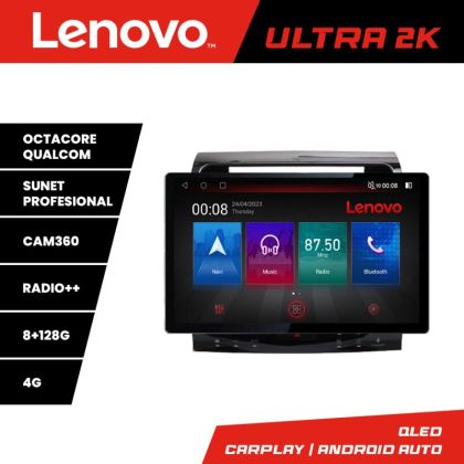 Navigáció Toyota Land Cruiser V8 L200 2009-2020 Qled 2K Octa Core 8+128 LTE 4G DSP Wifi 5Ghz HDMI android auto carplay rádió gps internet készlet-381-type-b+ULTRA-2K-13-8+128+készlet-10-9