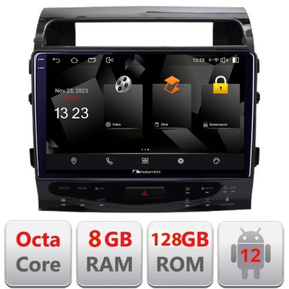 Navigáció Toyota Land Cruiser V8 L200 2009-2020 Nakamichi NAM5960PRO Octa core 8+128 carplay android autórádió gps internet