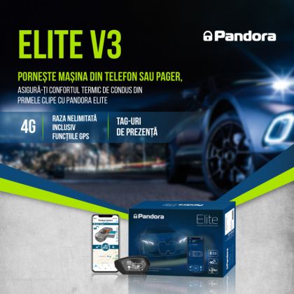 Kit pornire motor Suzuki Across 2020-, aplicatie telefon 4G, GPS, pager, tag, telecomanda (montaj inclus) - Pandora ELITE